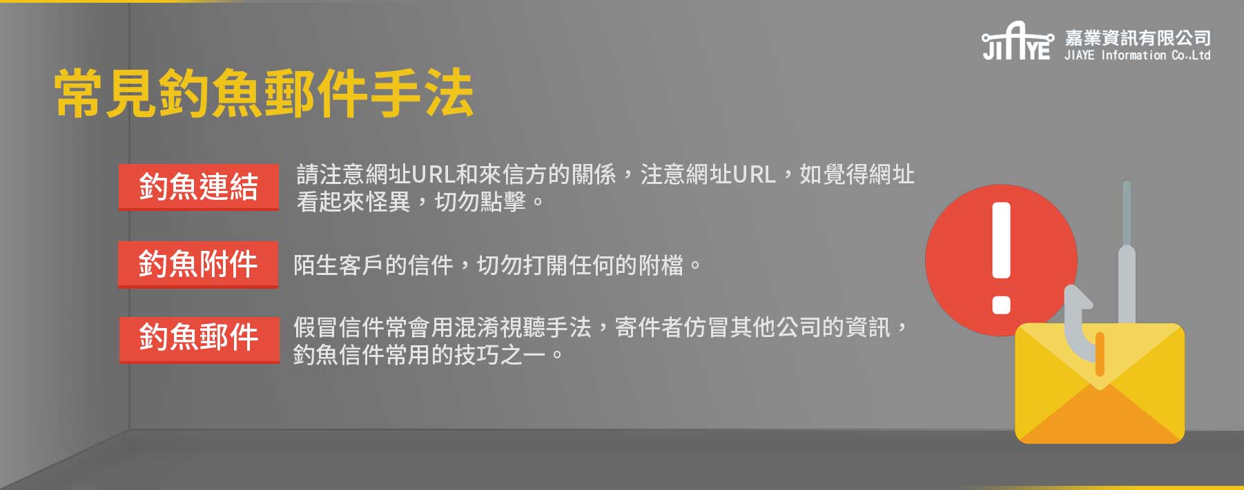 辨別釣魚郵件