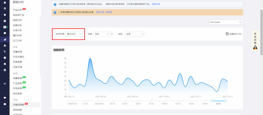 阿里巴巴關鍵字設置與優化