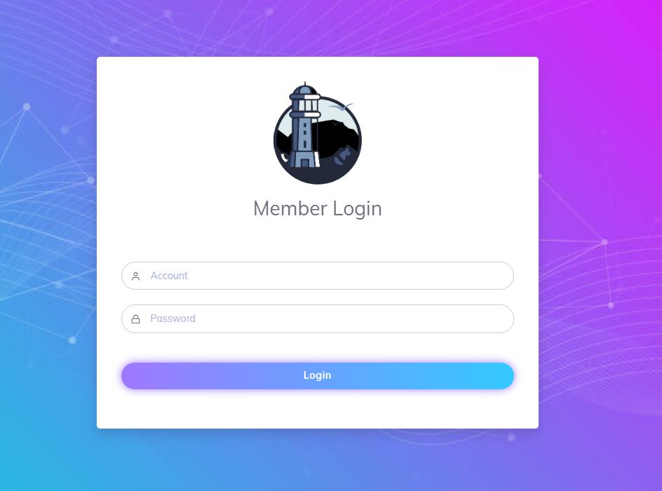 BEAMGO系統,登入畫面
